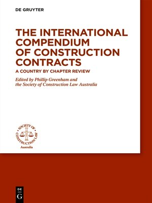 cover image of The International Compendium of Construction Contracts